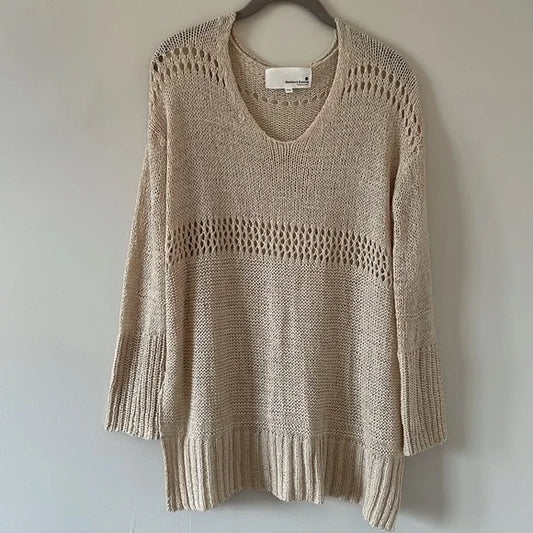 #127 Newbury Kustom Open Knit Sweater Women's S