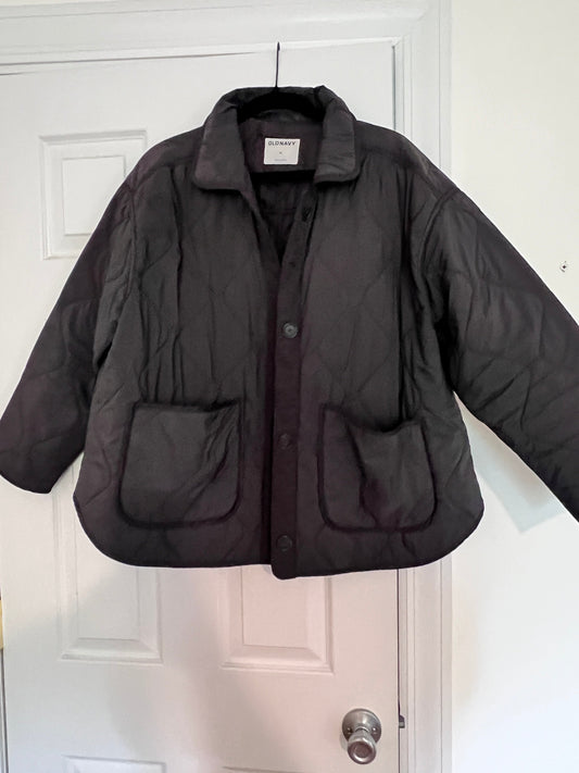 #176 - Old Navy charcoal women’s coat | XL
