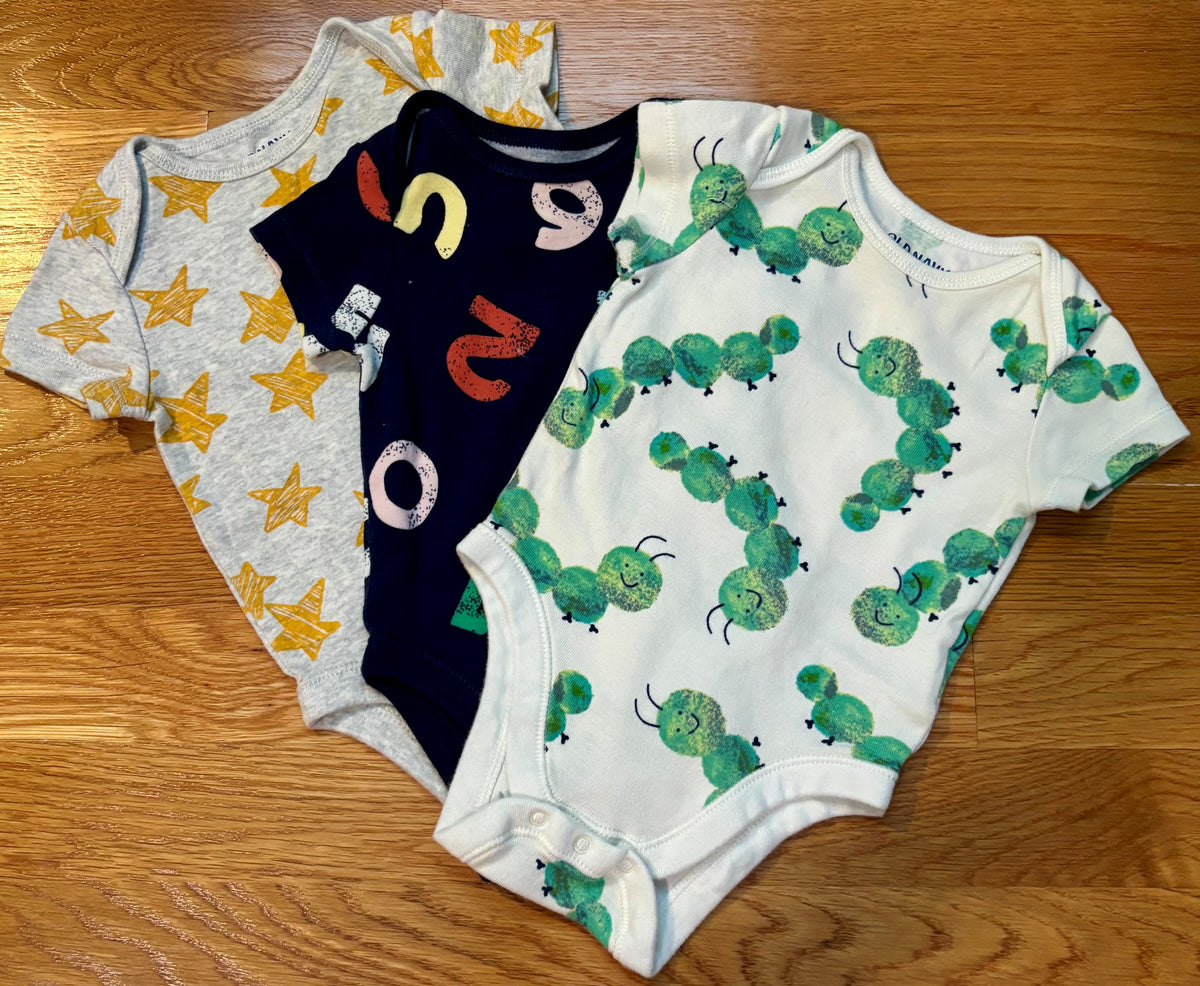#69 Old Navy Onesies 3-6M
