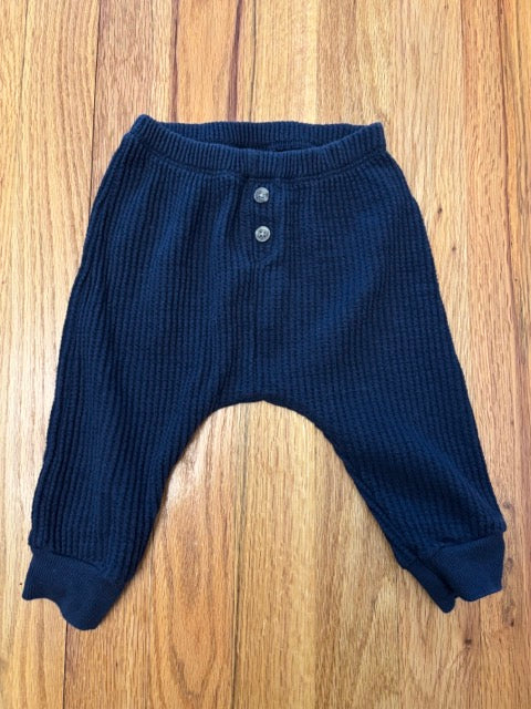 Seller 34 - Old navy 6-12 mo thermal/waffle knit joggers in navy