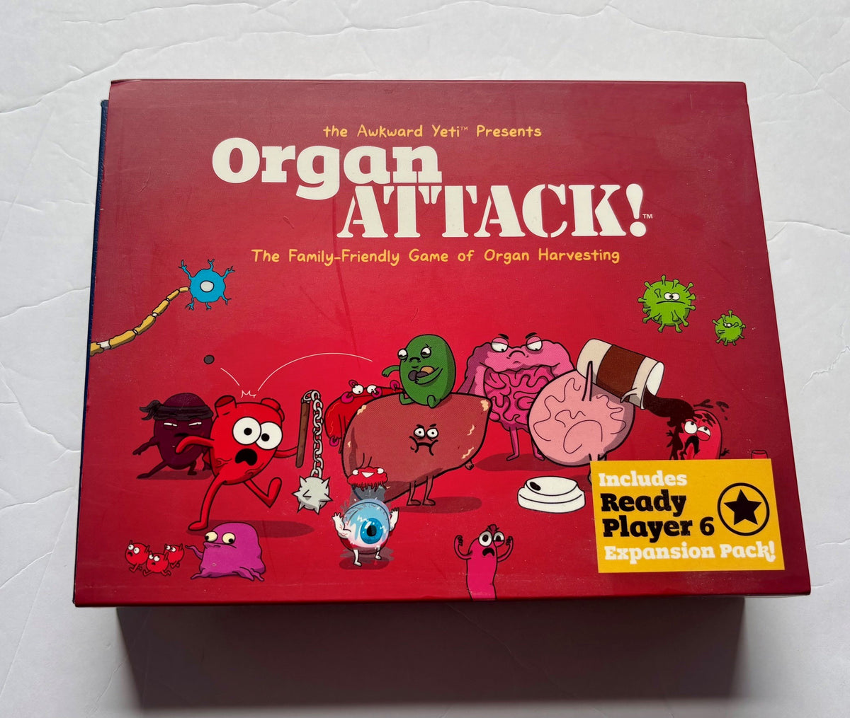 #154 Awkward Yeti Organ Attack Card Game