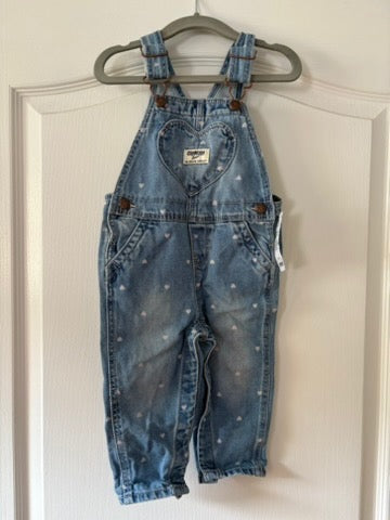 Seller 183 - OshKosh B'Gosh Girls 12 Month Overalls - NWTs