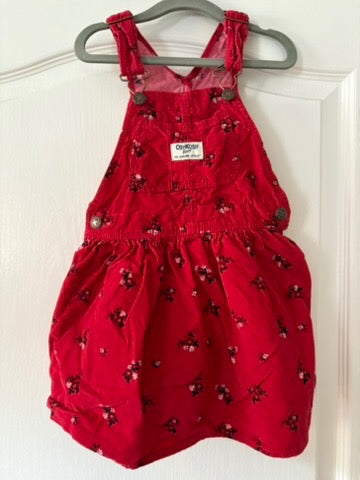 Seller 183 - OshKosh B'Gosh Girls 4T Red Jumper - EUC