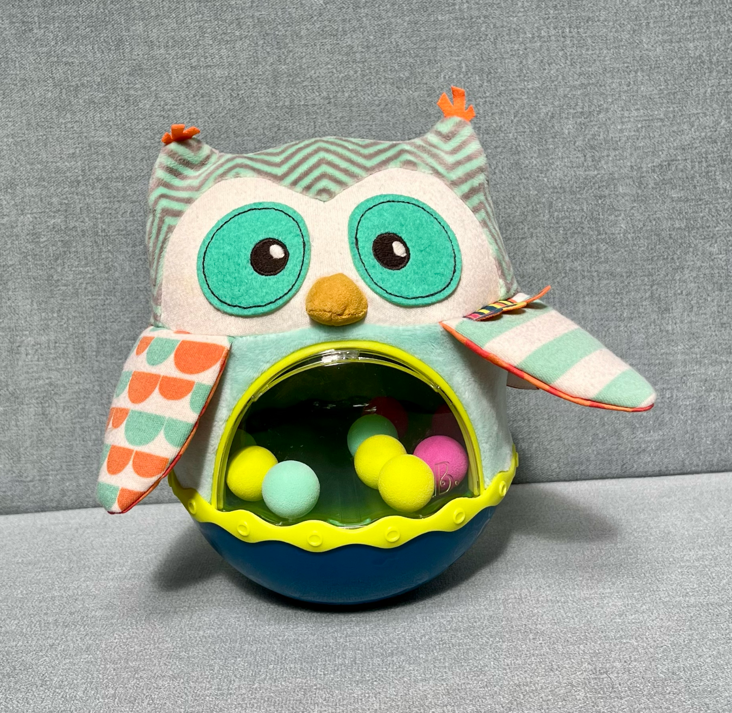 #22A B.Toys Owl Wobbling Toy with Sounds