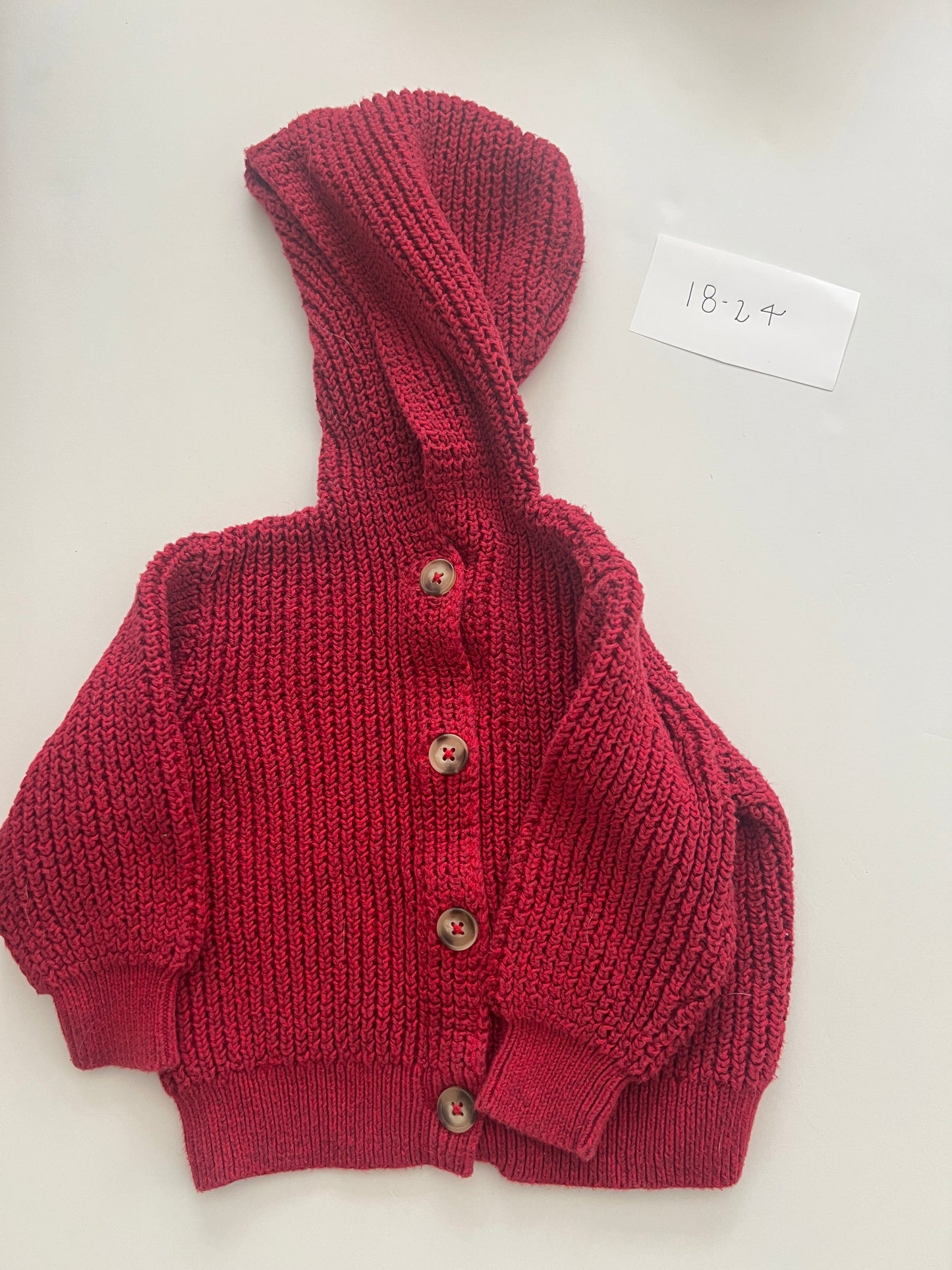 #215 REDUCED 18-24 Boy or Girl Cardigan Sweater
