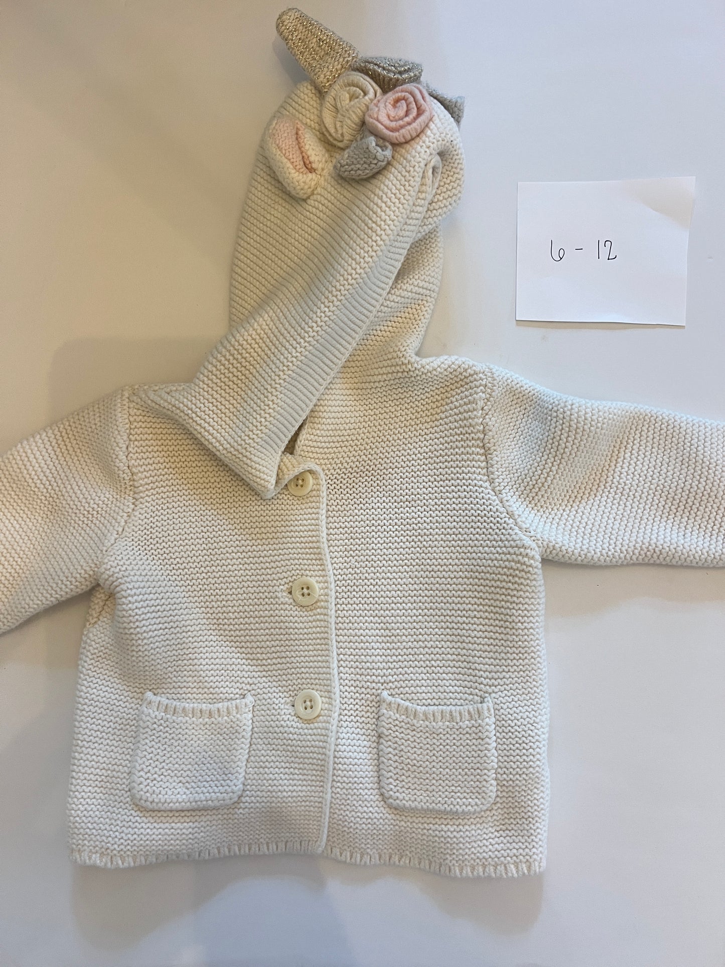 #215 6-12M Gap Girl Sweater