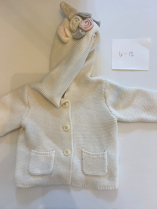#215 6-12M Gap Girl Sweater
