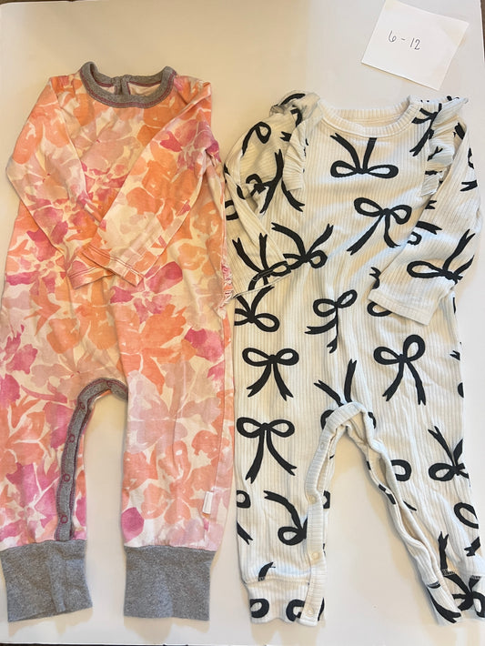 #215 6-12M Girl Sleeper and onesie
