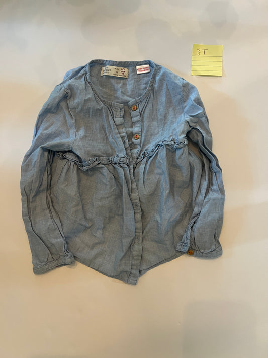#215 3T Zara Girl Shirt