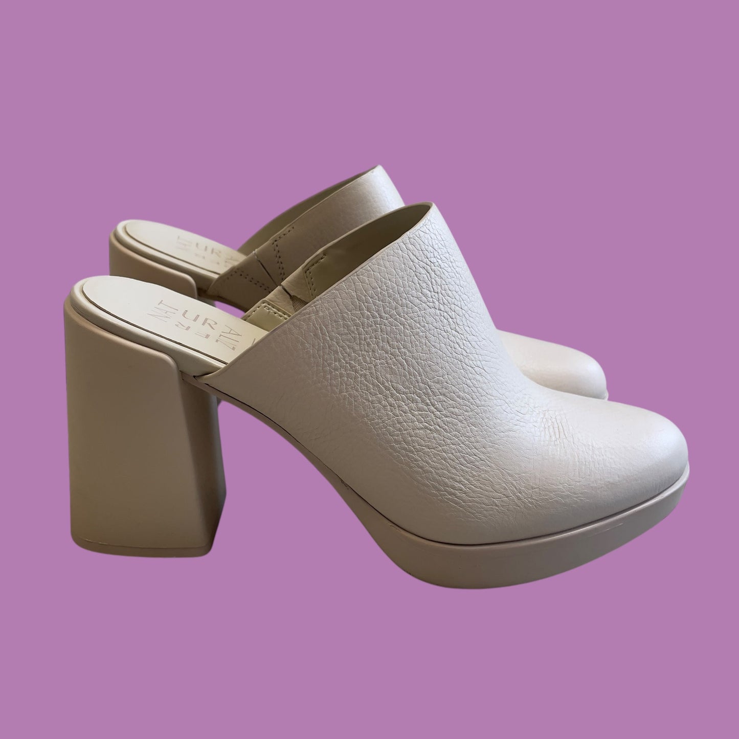 #1 Platform Heeled Mules Size 9.5 New REDUCED