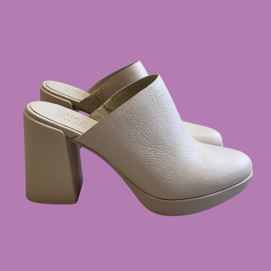 #1 Platform Heeled Mules Size 9.5 New REDUCED