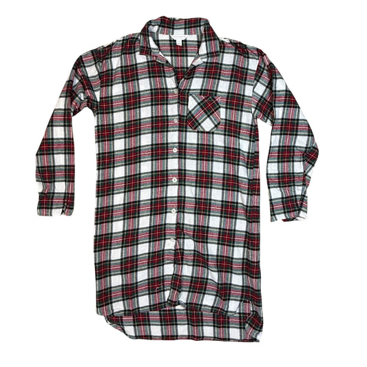 #1 Flannel pajama nightgown small REDUCED