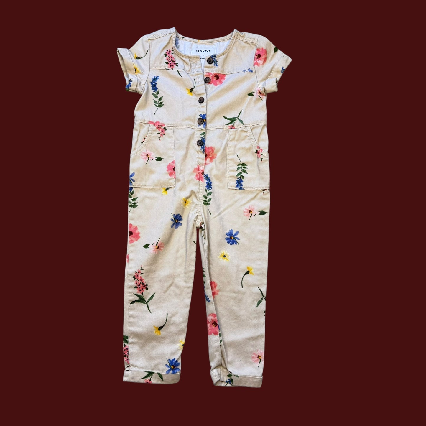 #1 Floral jumpsuit 3T