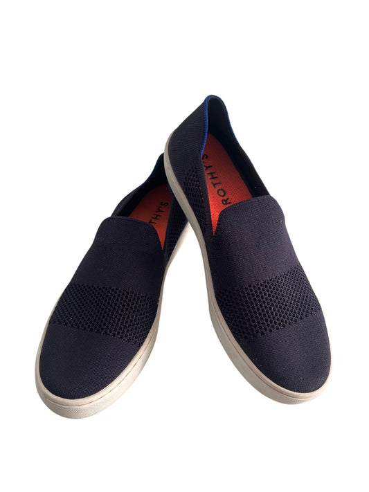 #63 Rothys 9 Navy Slip On Sneakers Women's