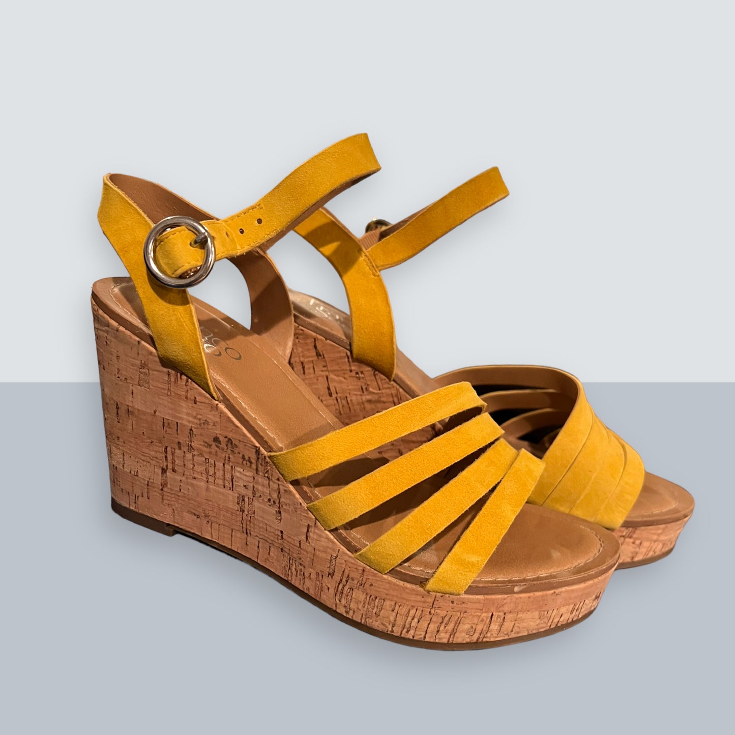 Women's Shoes - Size 7.5 - Yellow Wedges