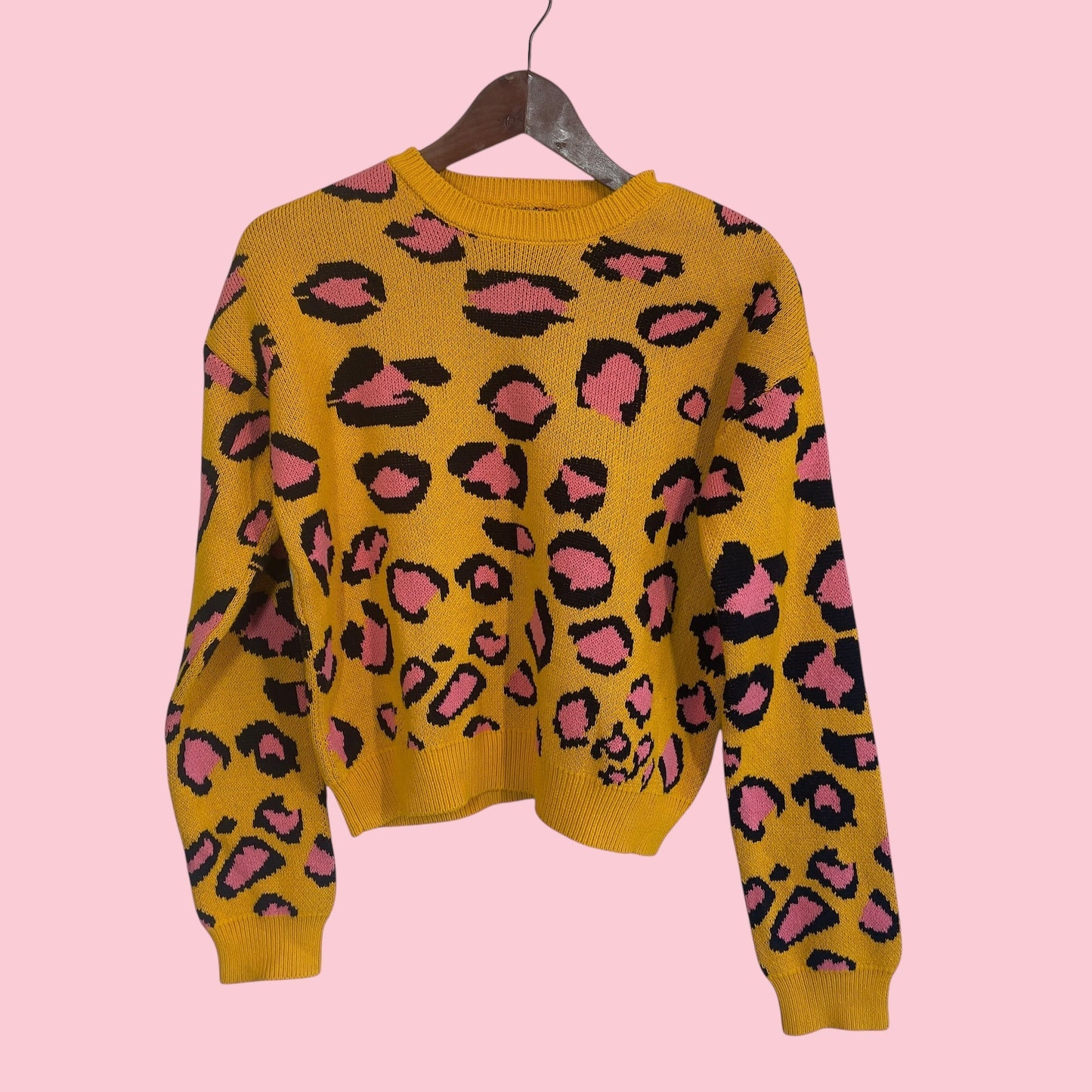 #1 Leopard Sweater Girls XL REDUCED