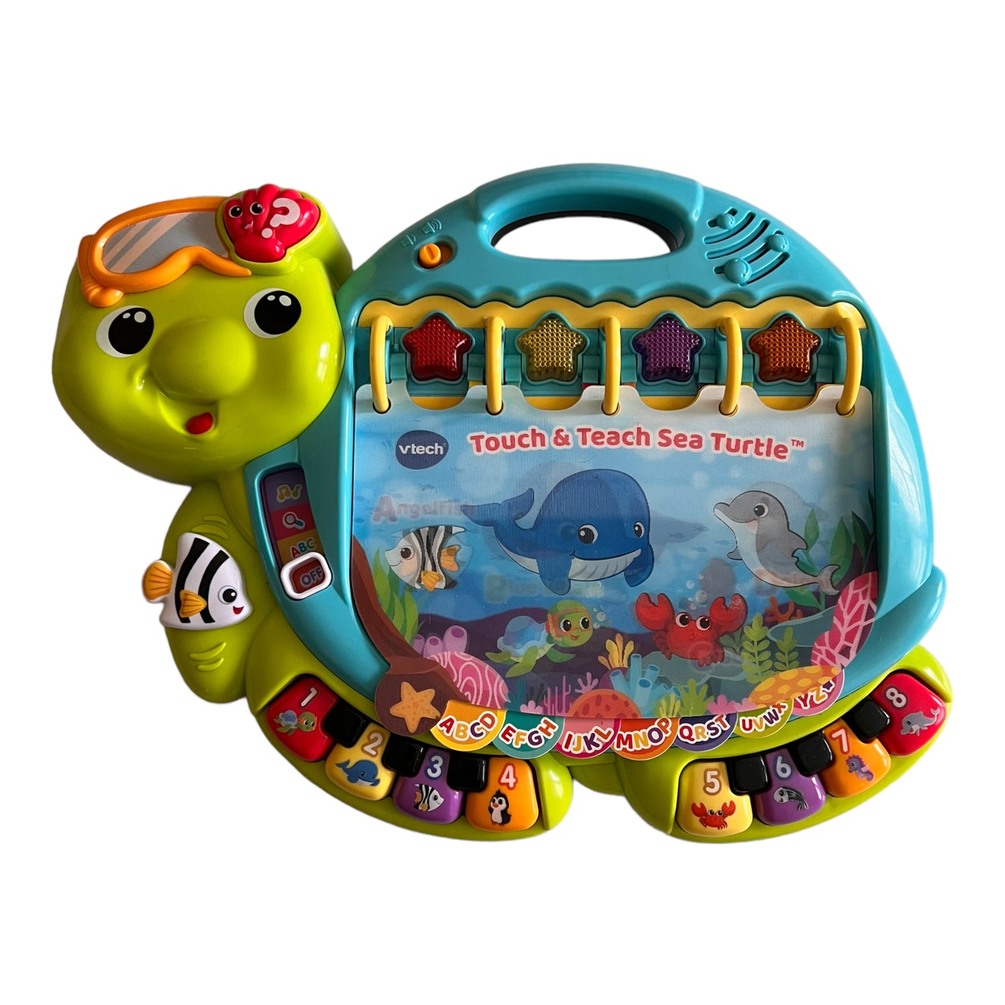 #63 VTech Touch & Teach Sea Turtle Toy Toddler