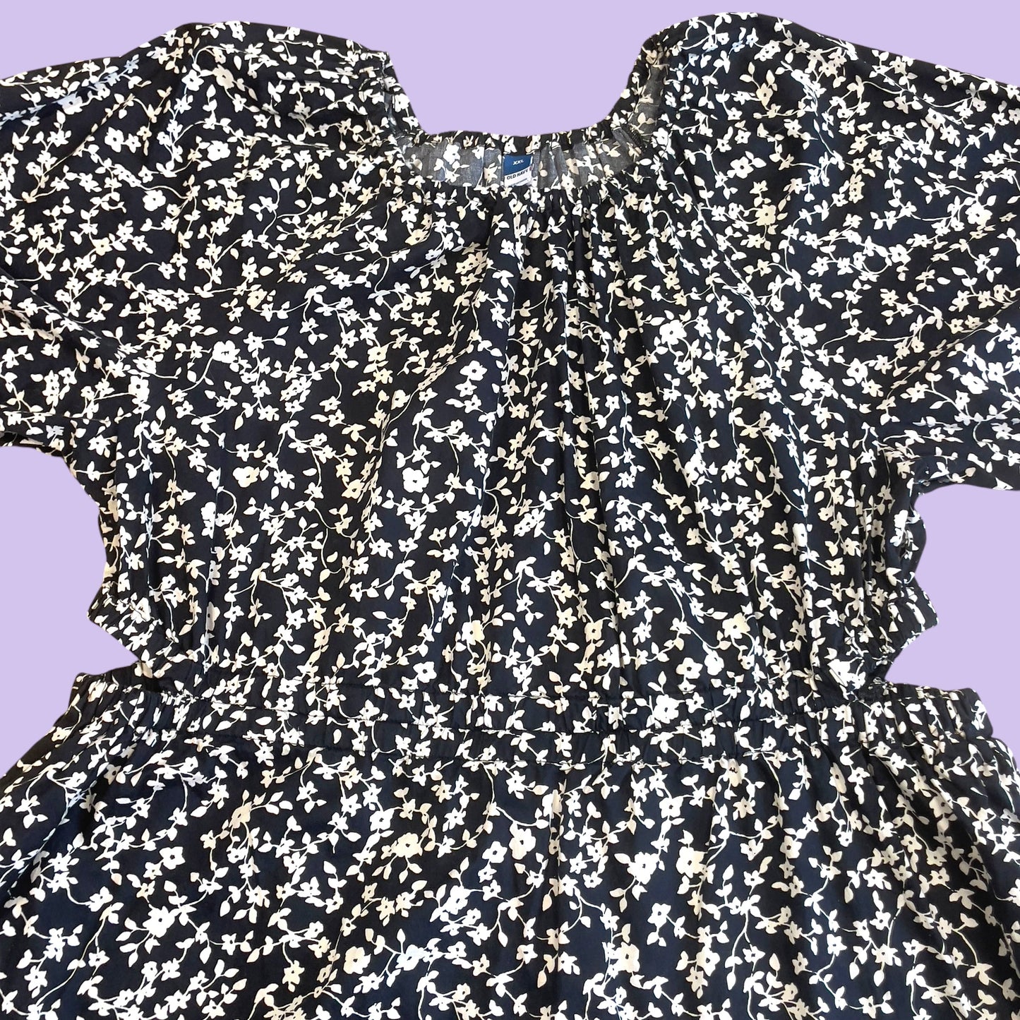#1 Cutout bubble sleeve dress XXL REDUCED