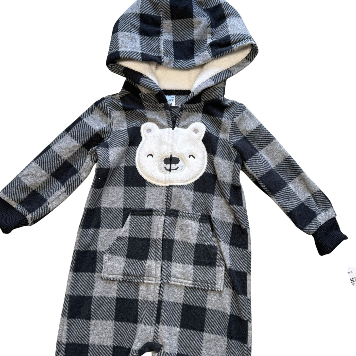 #1 Baby Bear Plaid Baby Suit 12 mo NWT REDUCED
