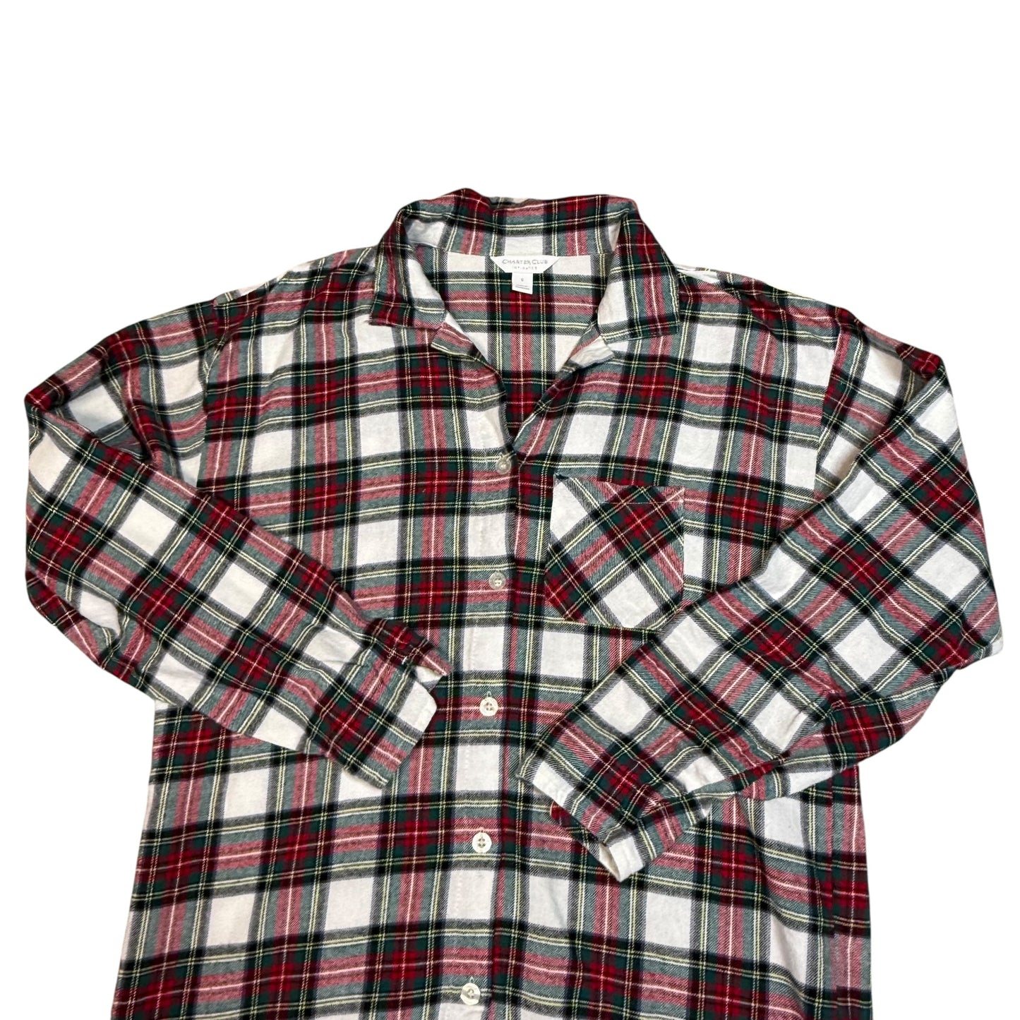 #1 Flannel pajama nightgown small REDUCED