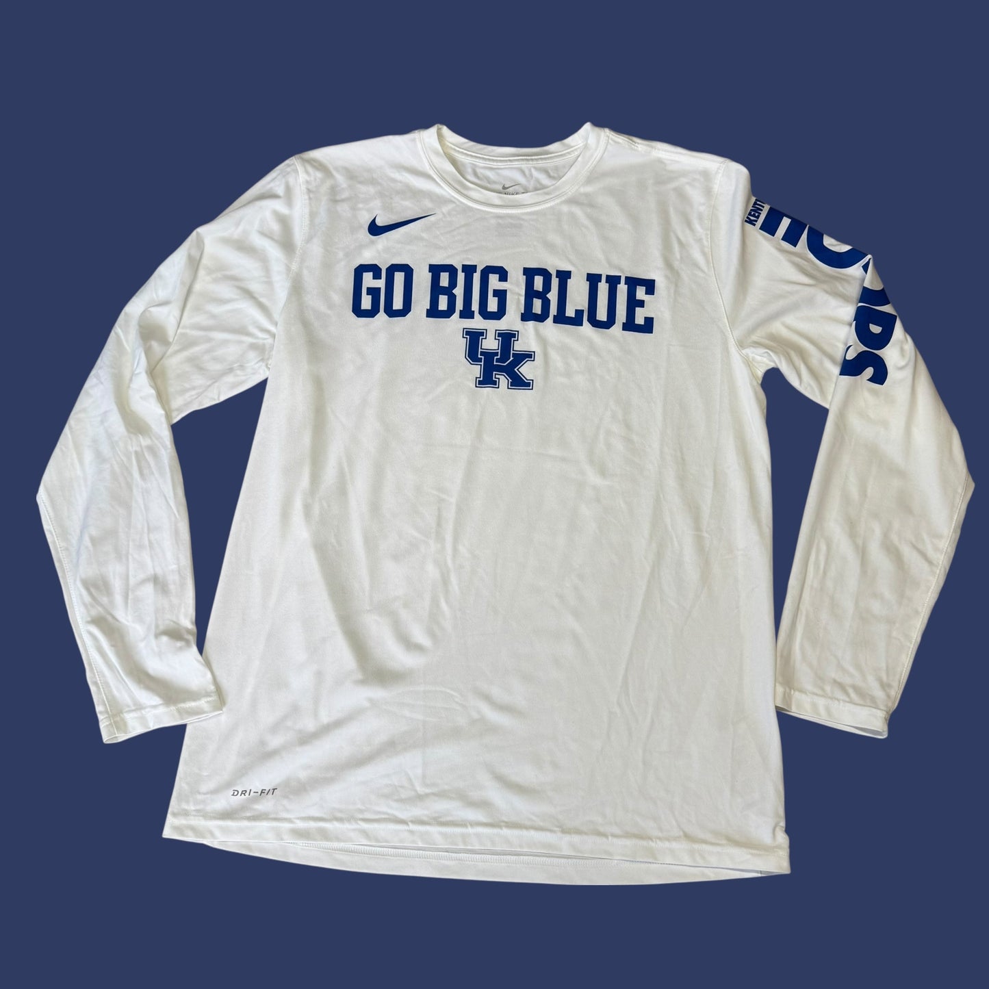 #1 UK Go Big Blue Nike Tee Large
