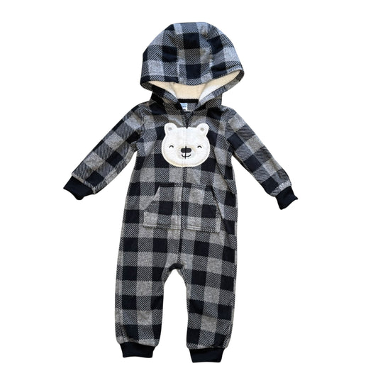 #1 Baby Bear Plaid Baby Suit 12 mo NWT REDUCED