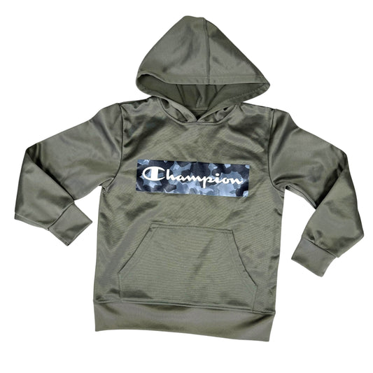#1 Champion 7-8 camo logo hoodie REDUCED