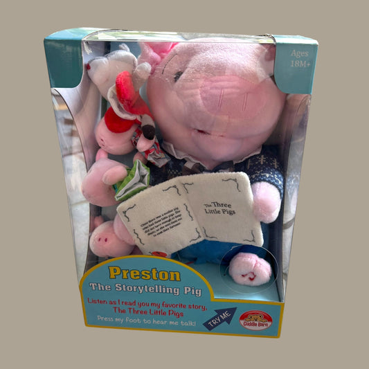 #1 Preston The Storytelling Pig NEW REDUCED