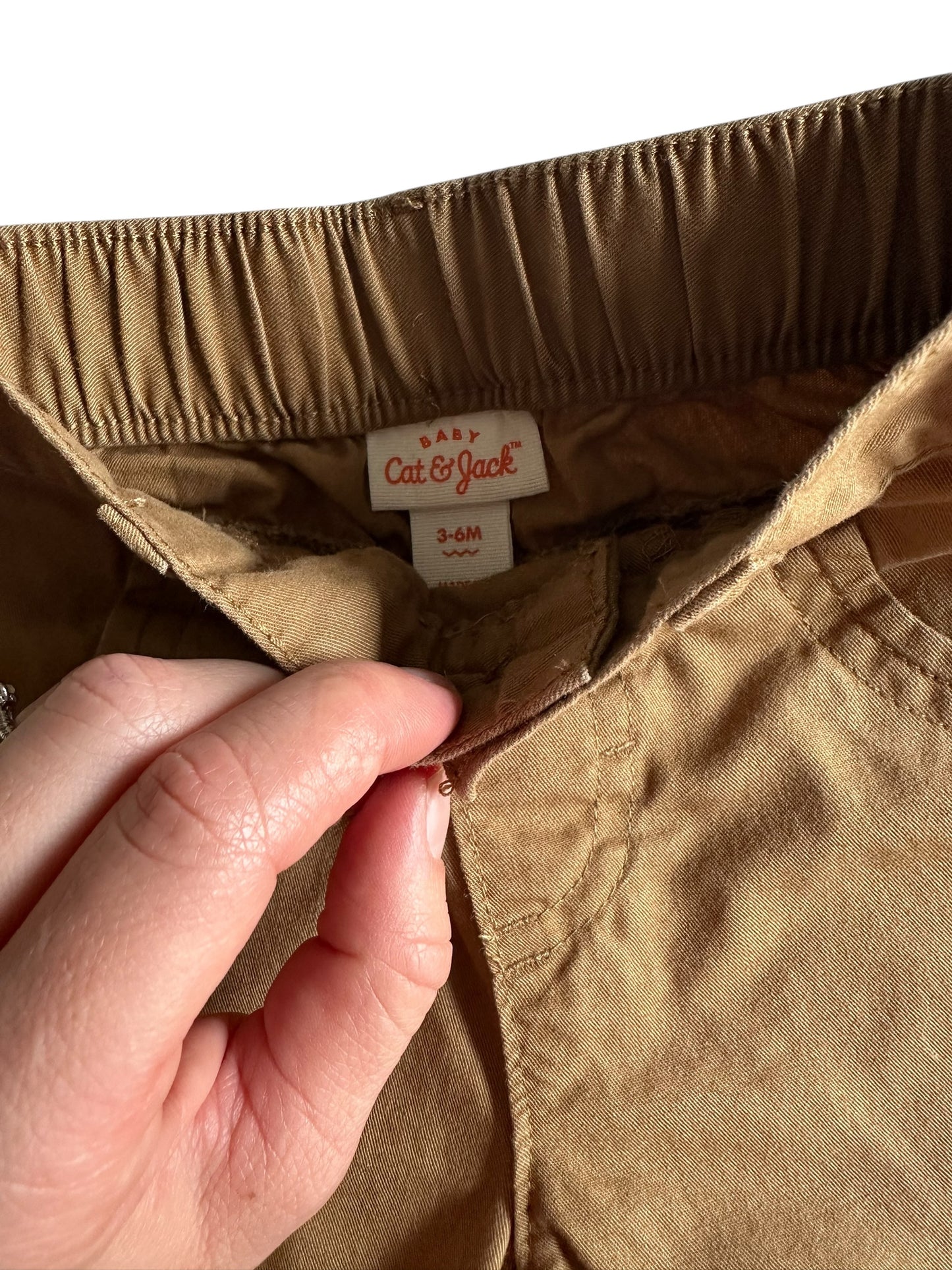 #93 Cat & Jack Khaki Pants Boys 3-6M