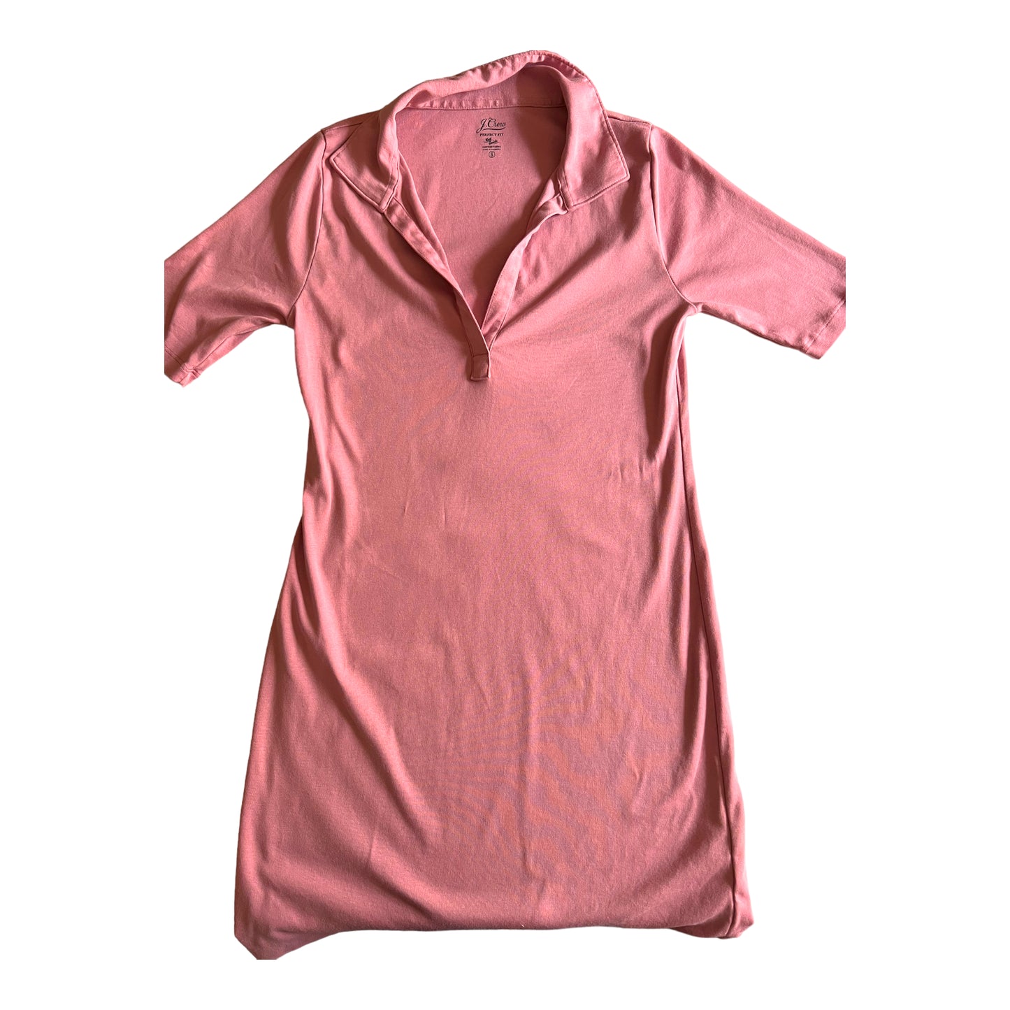 Reduced! J. Crew Perfect Fit Pink T-shirt Dress Size Small