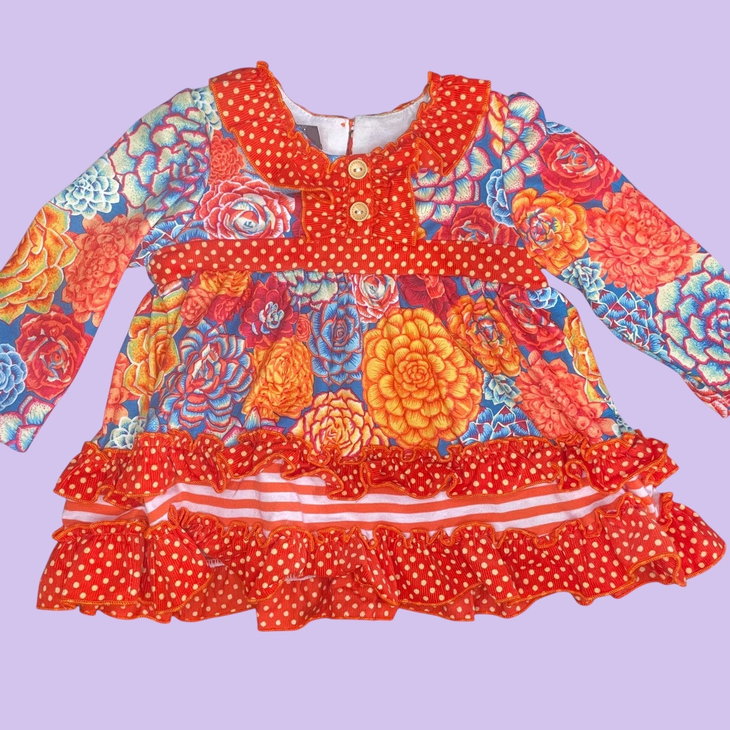#1 Ruffle dress 9 mo REDUCED
