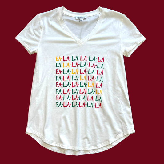 #1 Holiday v-neck top XS REDUCED