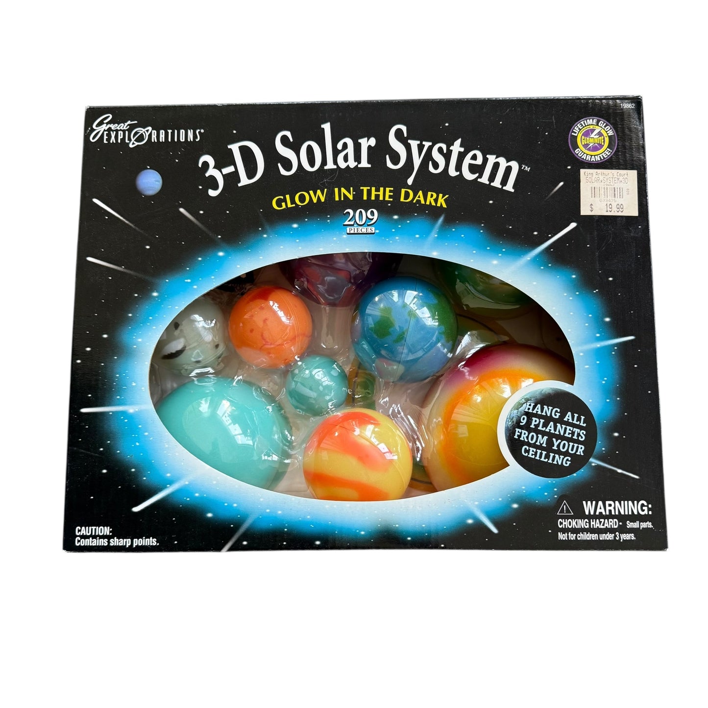 #1 Great Explorations Glow-in-the-Dark 3D Solar System Kit NEW REDUCED