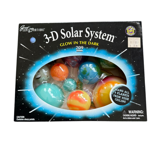 #1 Great Explorations Glow-in-the-Dark 3D Solar System Kit NEW REDUCED