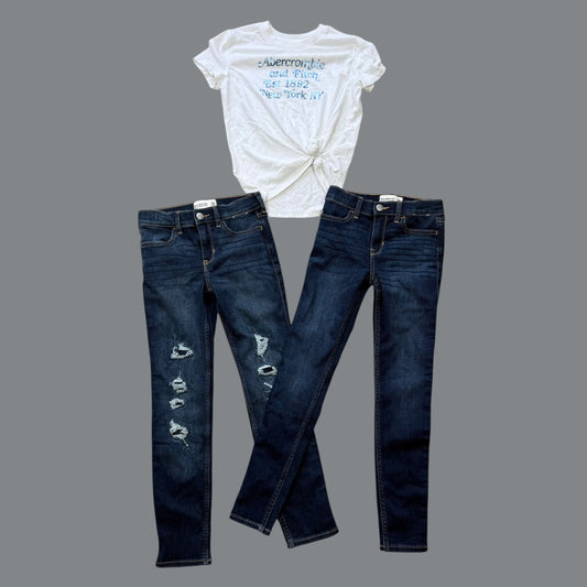 #1 Abercrombie 7 / 8 Jeggings + Top REDUCED