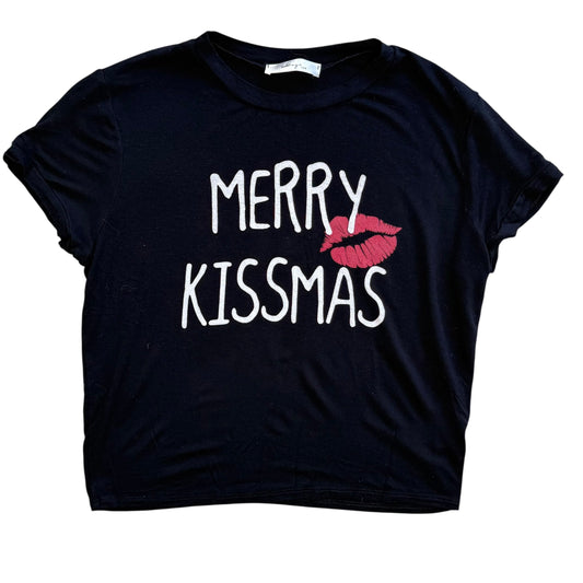 #1 Merry Kissman Boxy Crop Lounge Top REDUCED