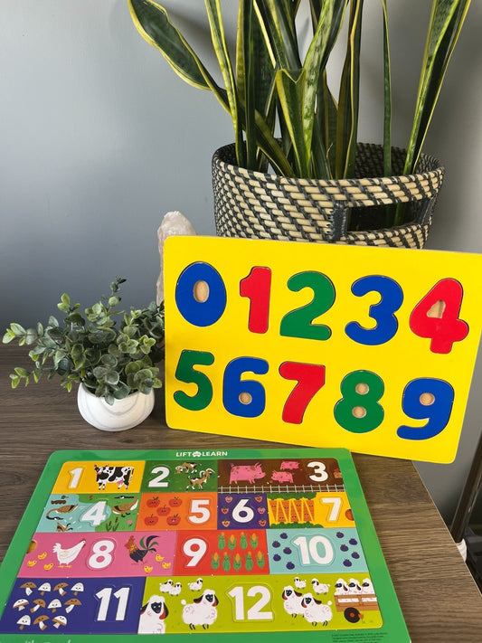 Seller#213 set of 2 counting puzzles EUC!