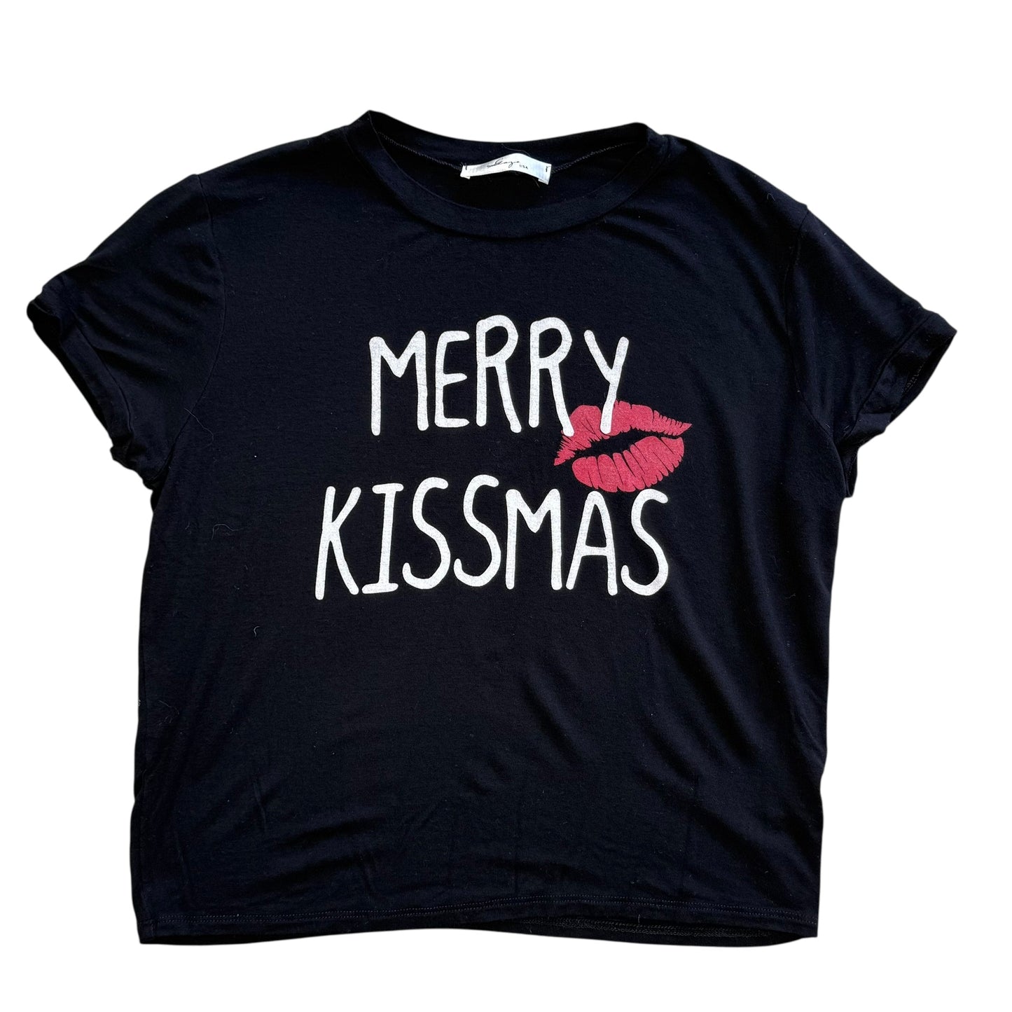 #1 Merry Kissman Boxy Crop Lounge Top REDUCED
