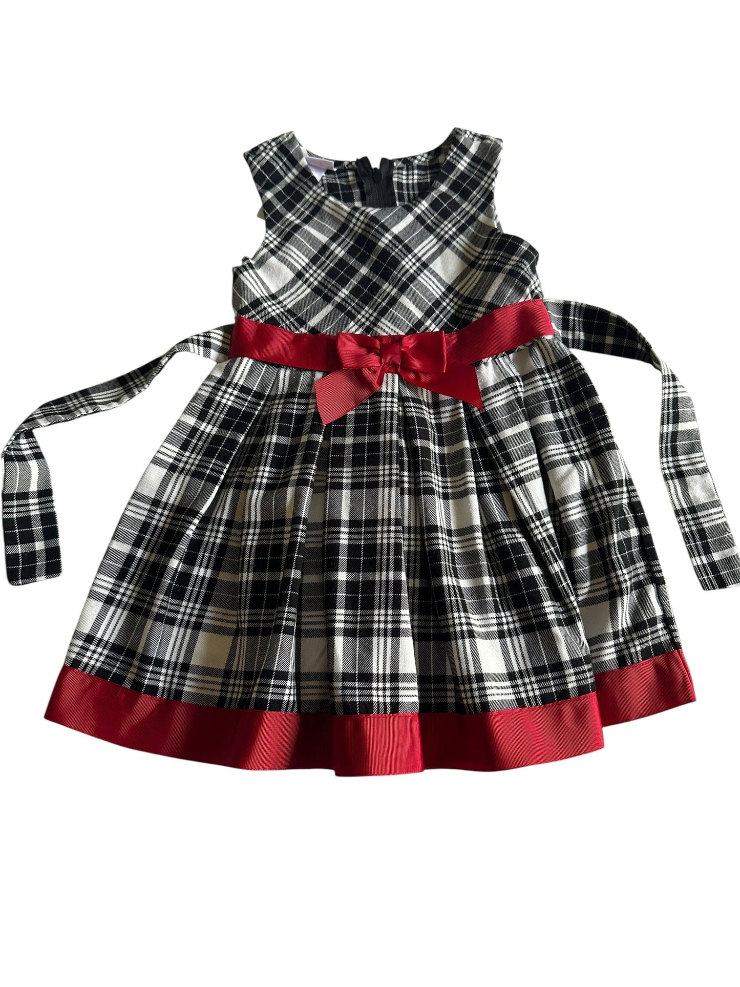 #93 Bonnie Jean (Dillard's) Plaid Dress Girls 3T