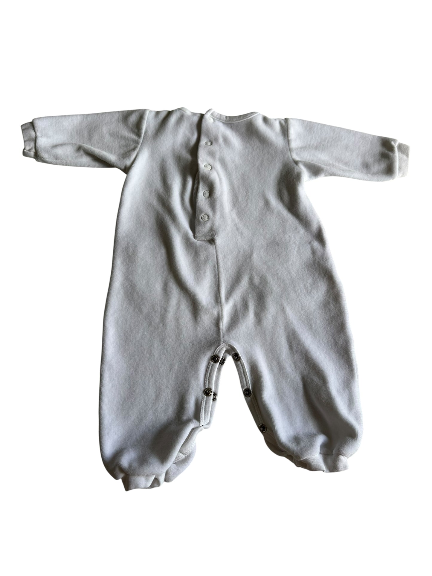 #93 Gap White Romper Gender Neutral NB