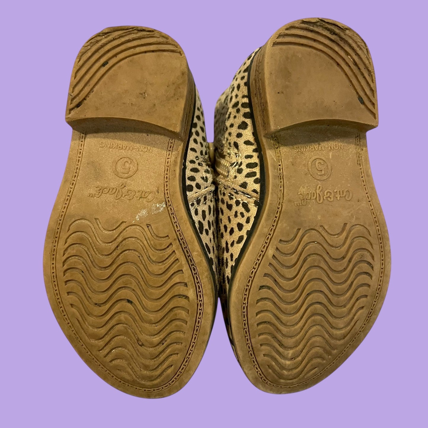#1 Cheetah Boots Size 5