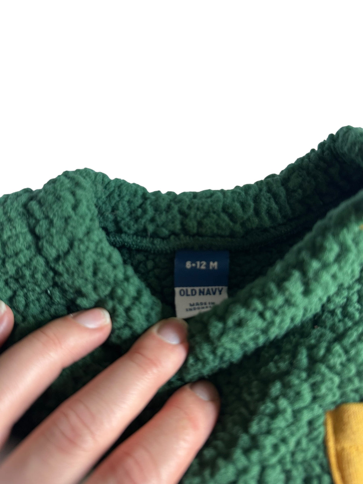 #146 Old Navy Colorblock fleece 6-12m