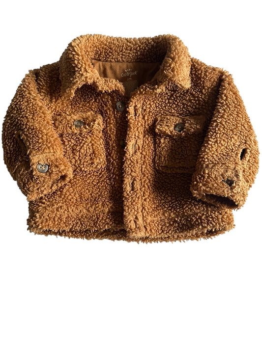 #93 Cat & Jack Teddy Bear Jacket Gender Neutral 6-9M