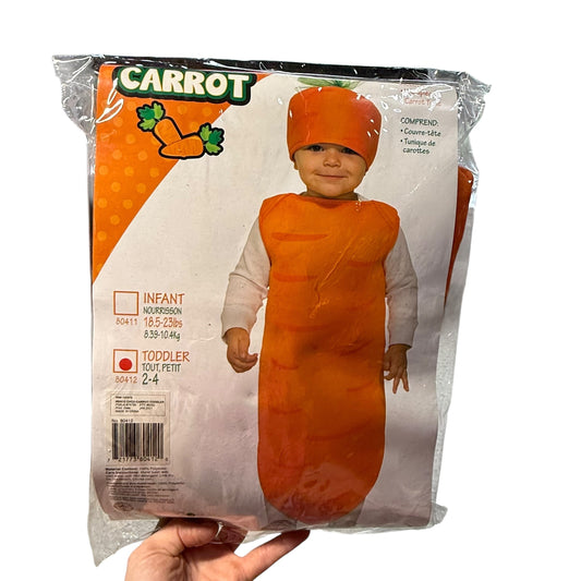#1 Toddler Carrot Costume 2-4 REDUCED