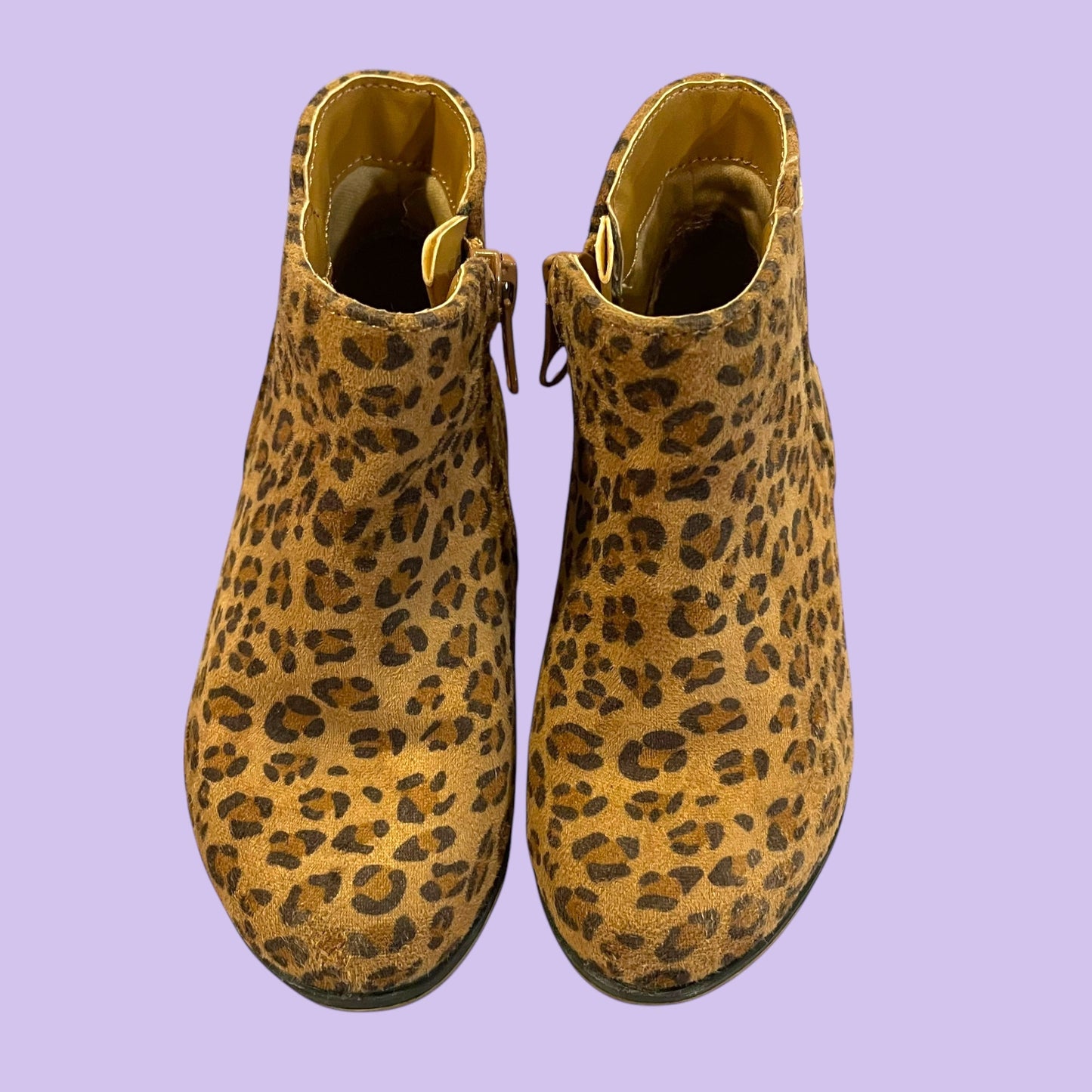#1 Leopard Print Boots Size 7
