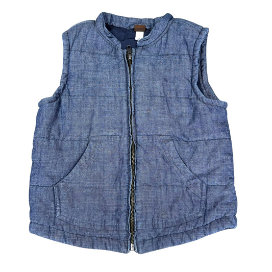 #1 Tea Collection Chambray Vest 6-7 REDUCED