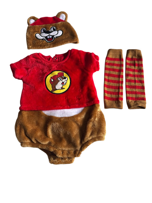 #93 Buc-ee’s Beaver Costume Gender Neutral 6M