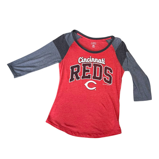 #1 Cincinnati Reds Baseball Tee Small REDUCED