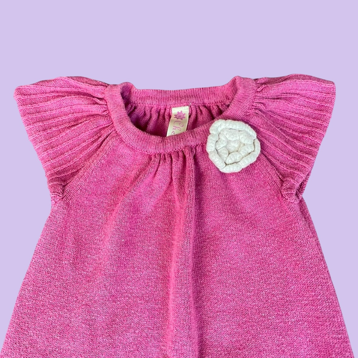 #1 Pink Sweater Dress 18 Mo REDUCED