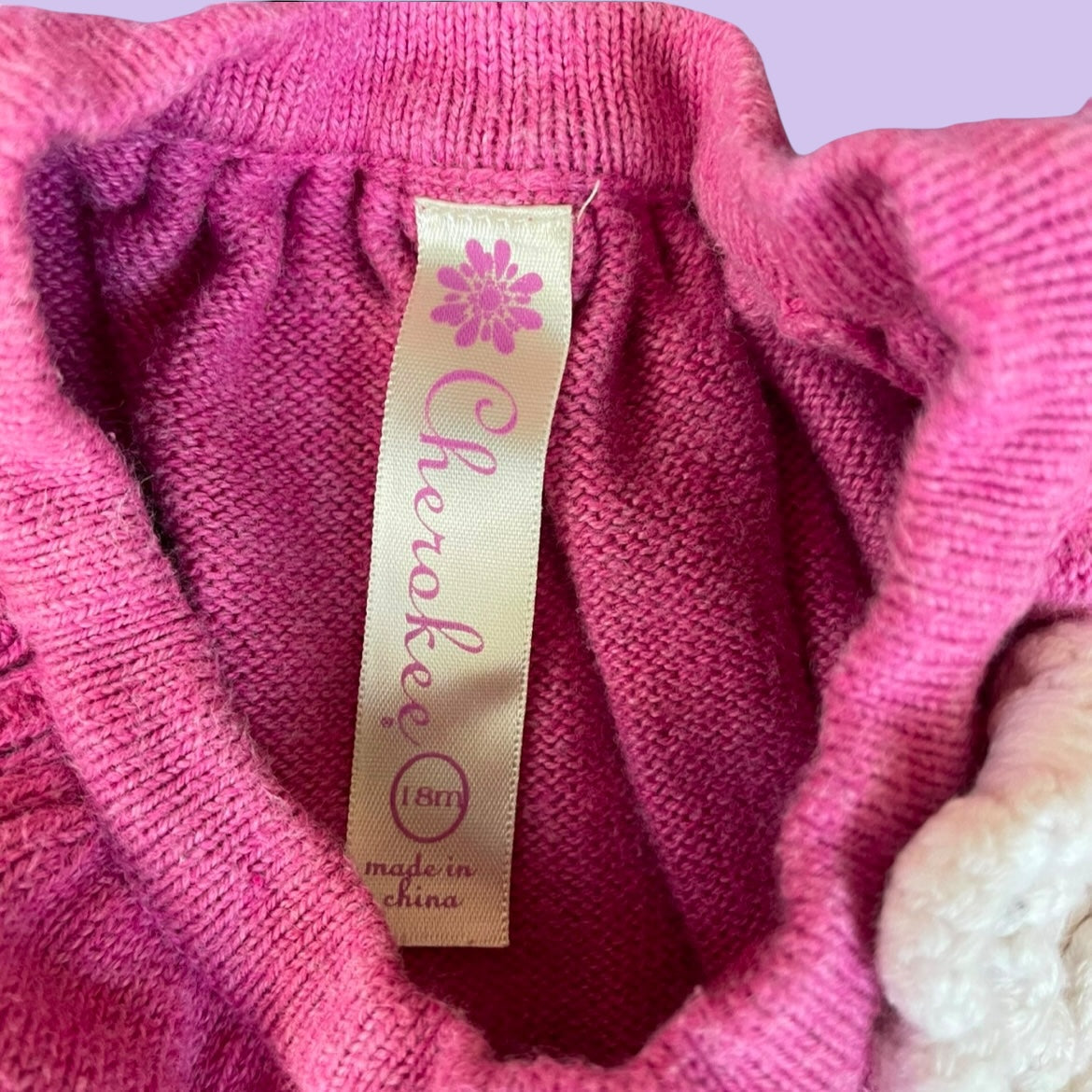 #1 Pink Sweater Dress 18 Mo REDUCED